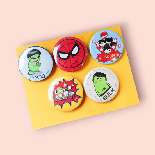 Super Hero Badges set